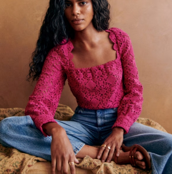 Sezane Tops - Sezane Alvere Blouse NWT